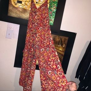 Xhiliration Floral Jumpsuit